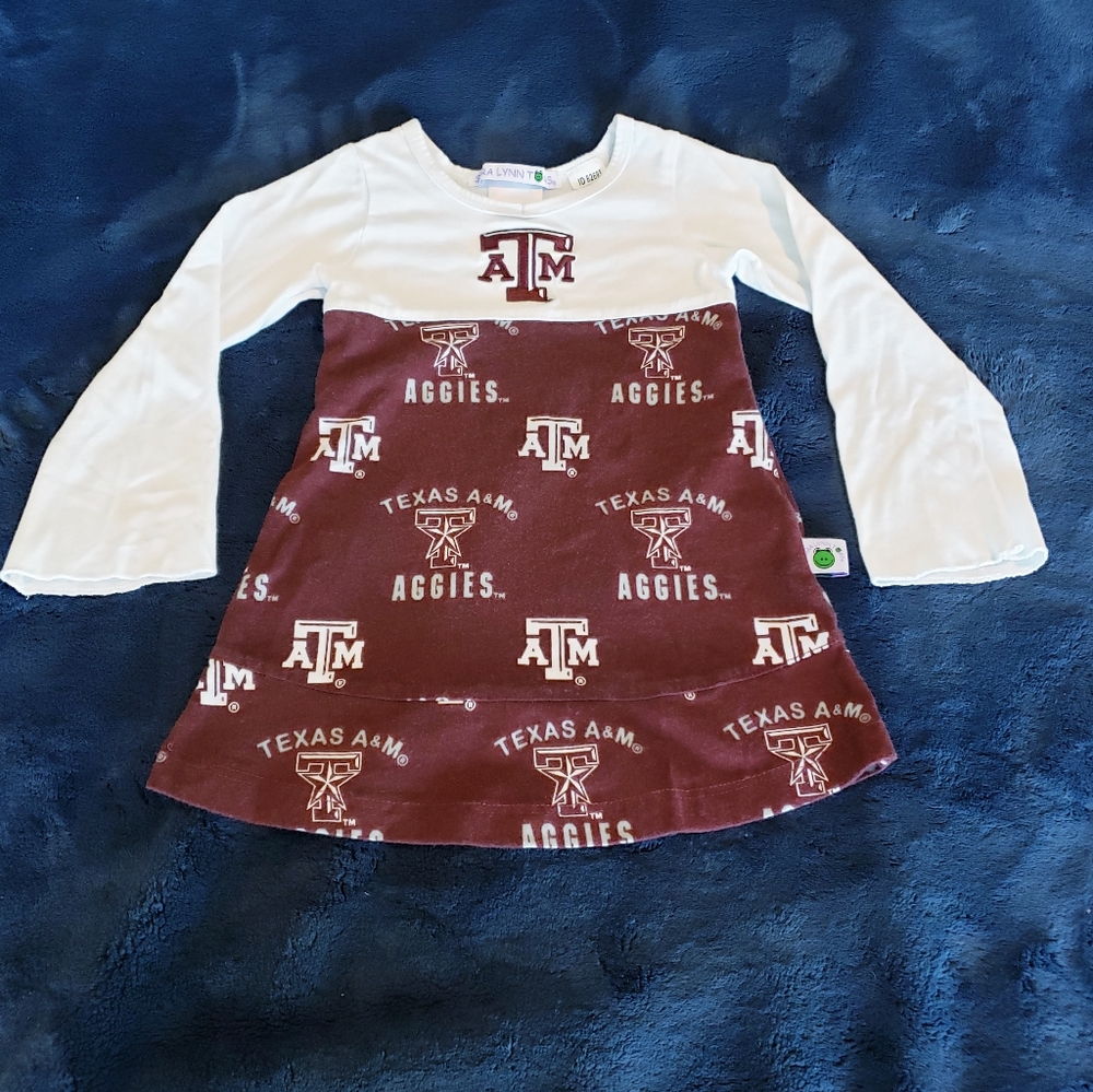 Sara Lynn Togs 3T Texas A&M Toddler Dress